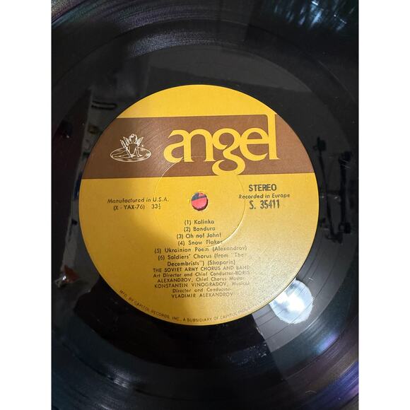 Soviet Army Chorus & Band 1962 Angel S35411 - 12" Vinyl Record - Picture 10 of 10